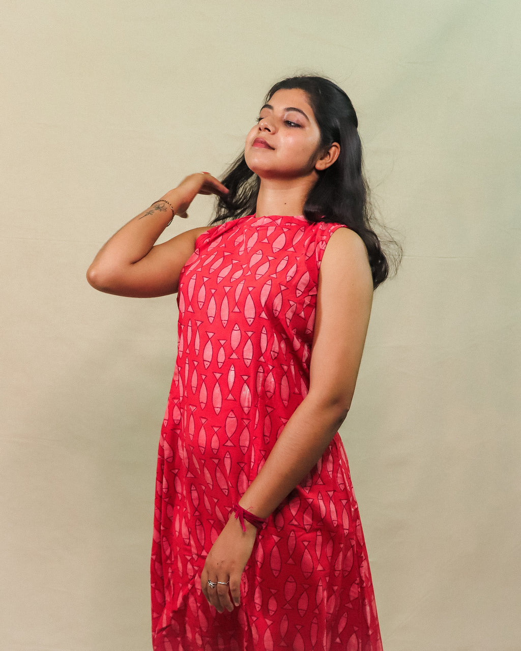 Orange Fishy Dress