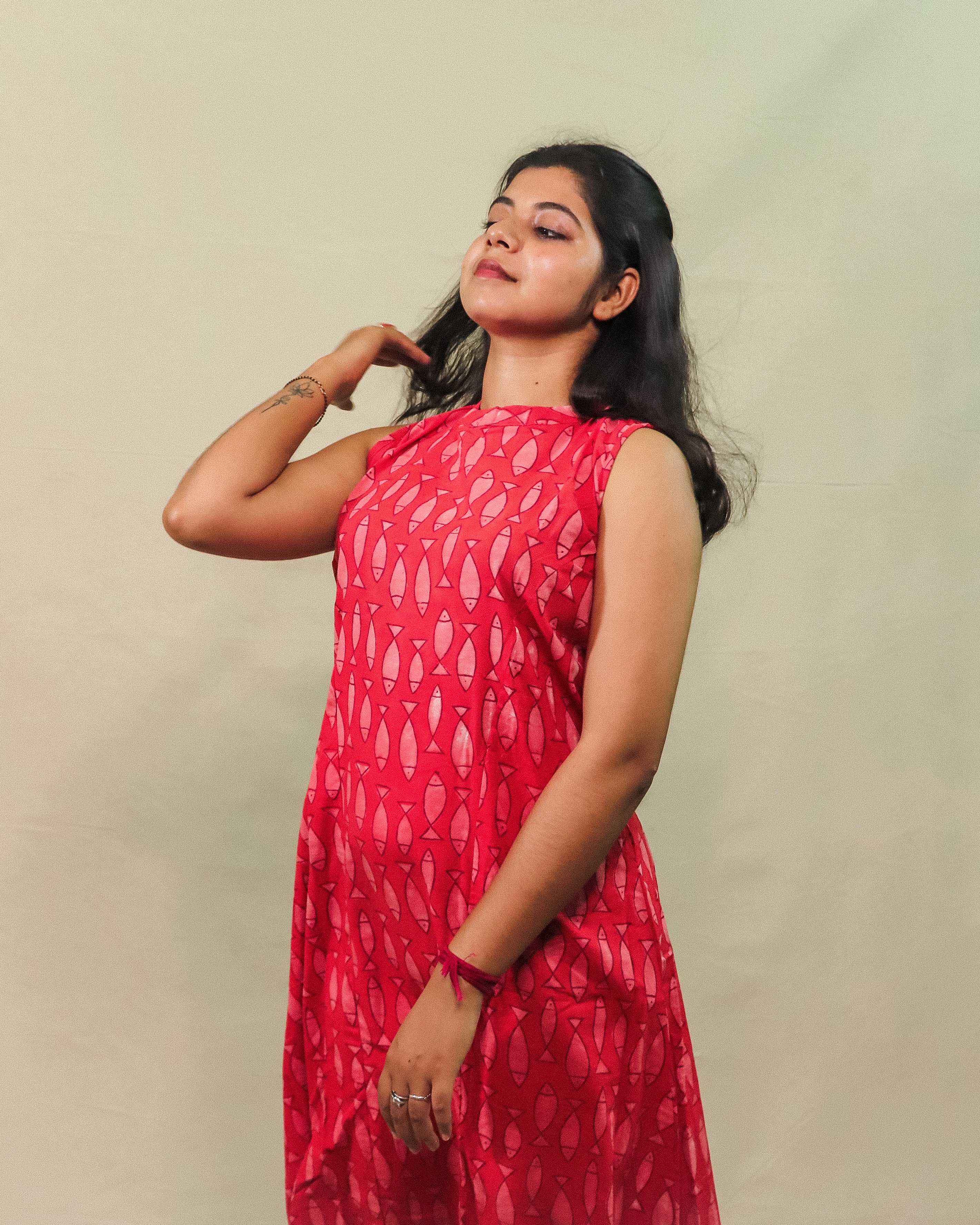 Orange Fishy Dress