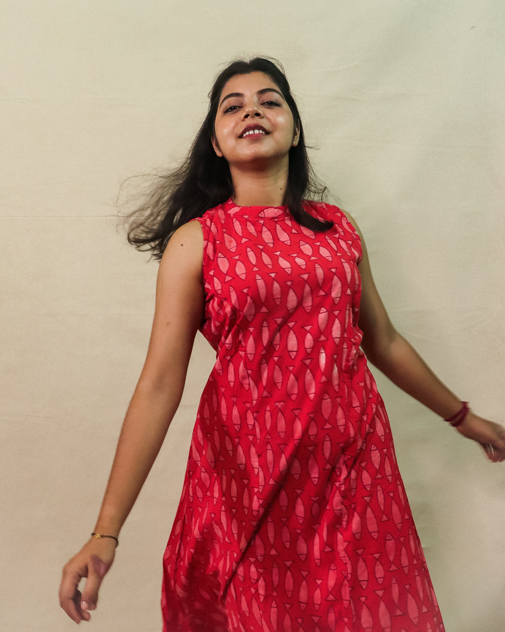 Orange Fishy Dress