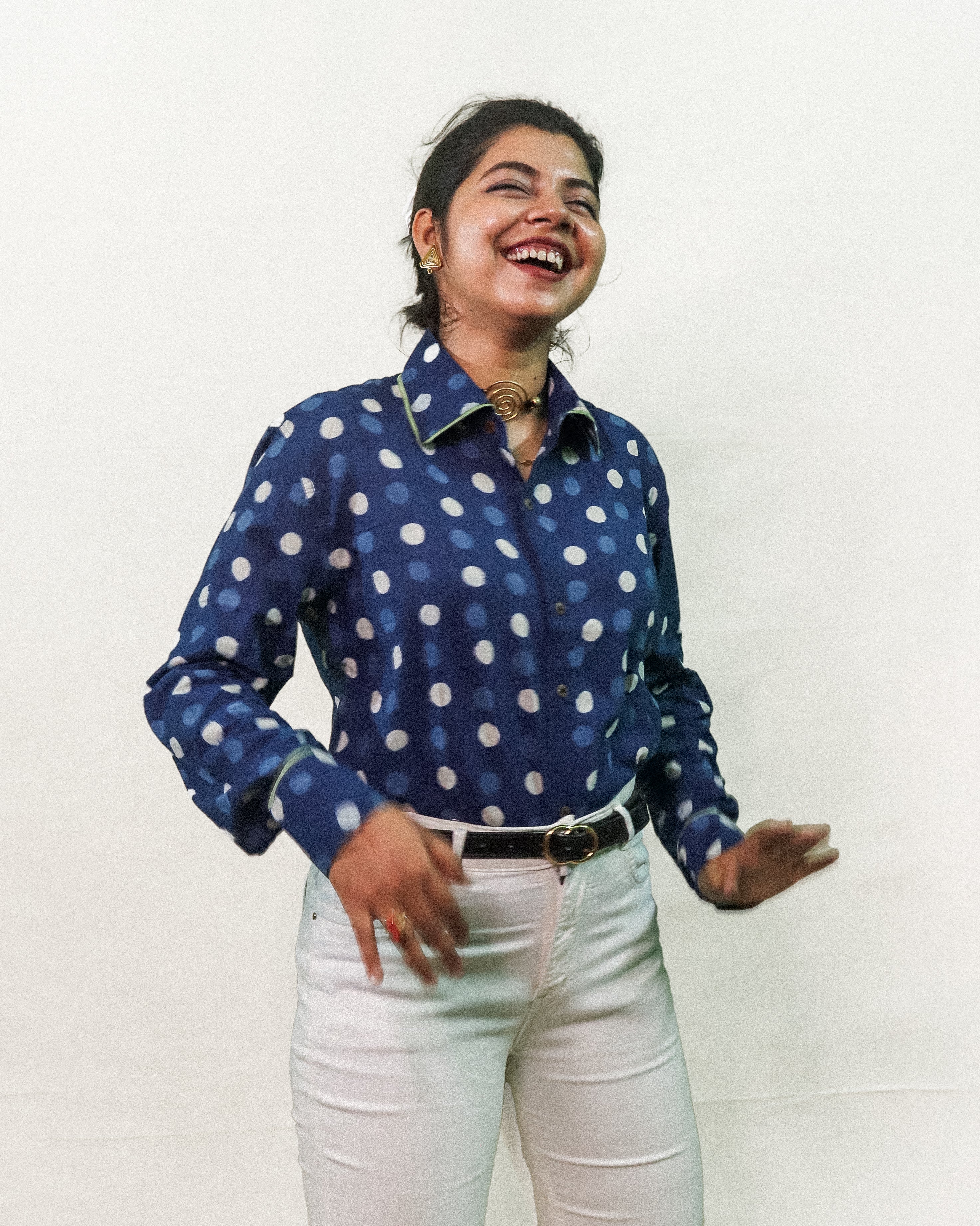 Blue Rain Swing Shirt