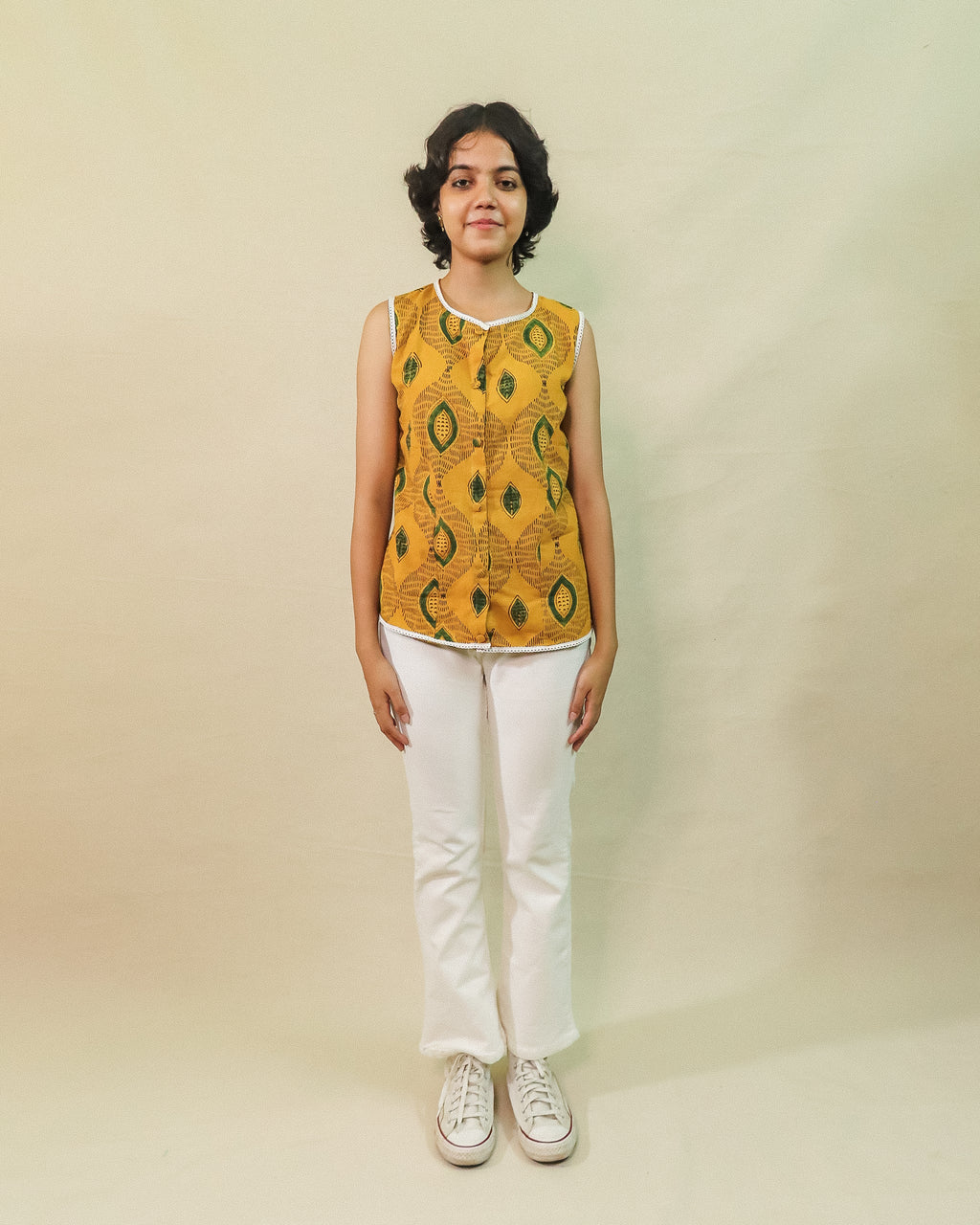 Yellow Amor Vest Top