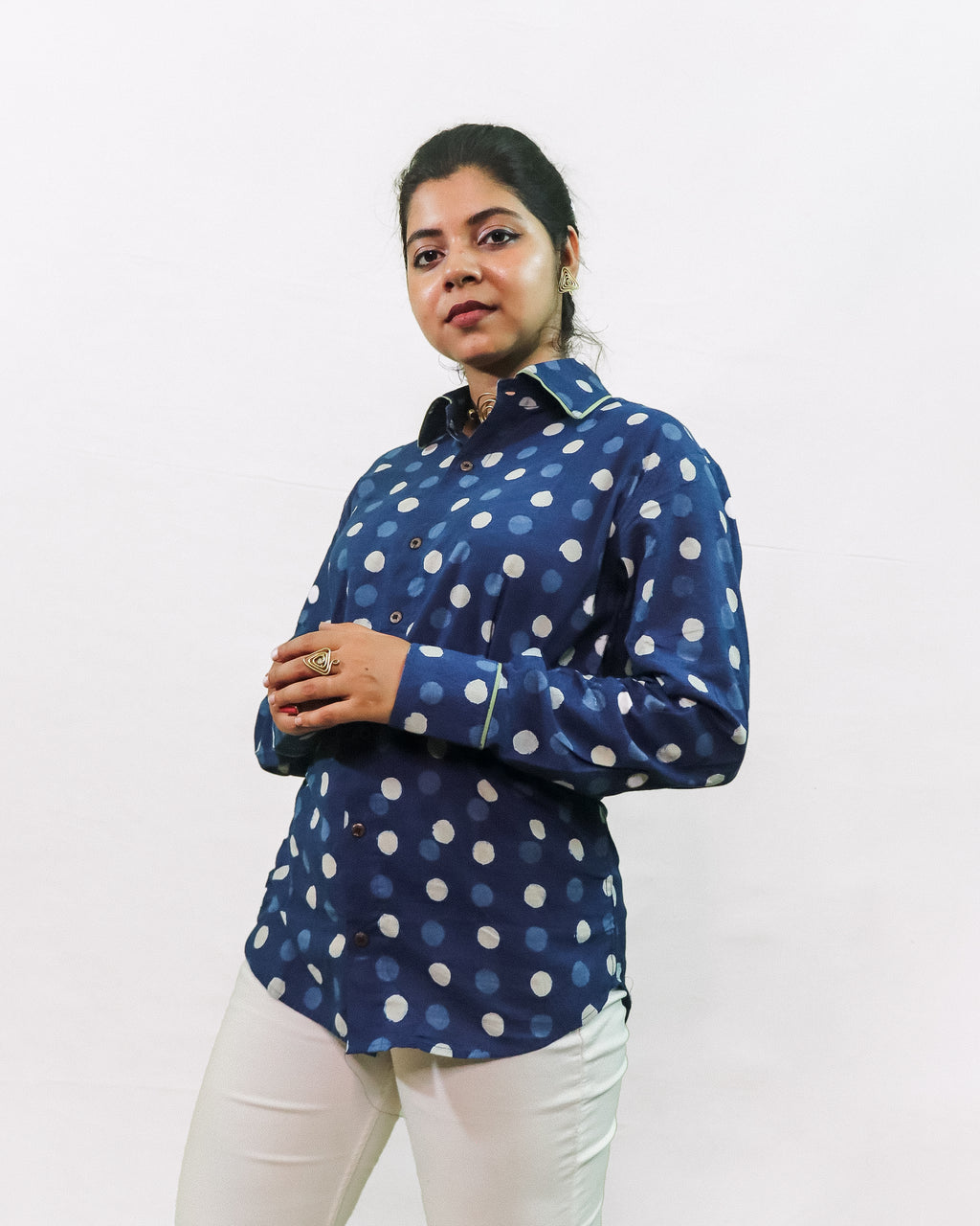 Blue Rain Swing Shirt