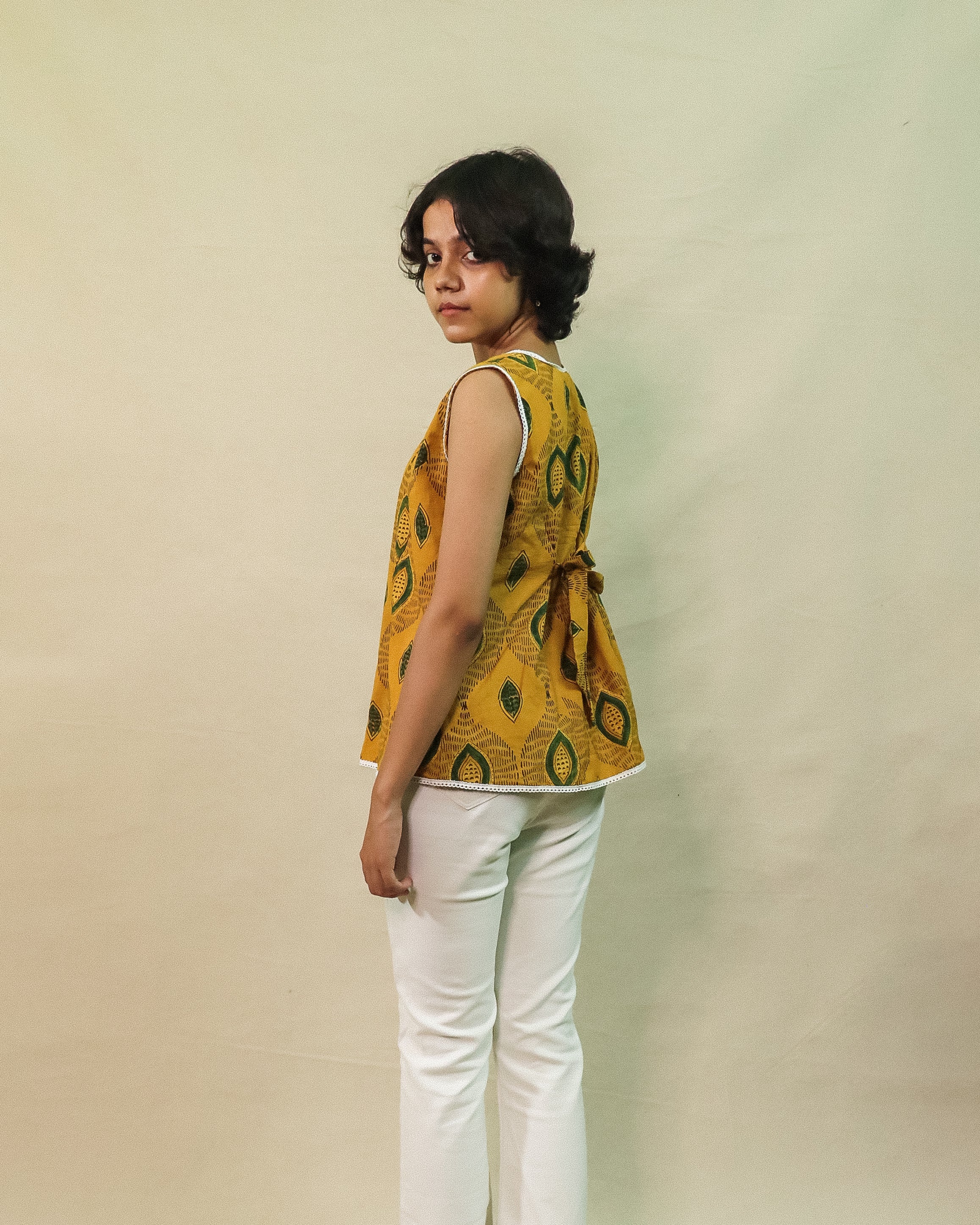 Yellow Amor Vest Top