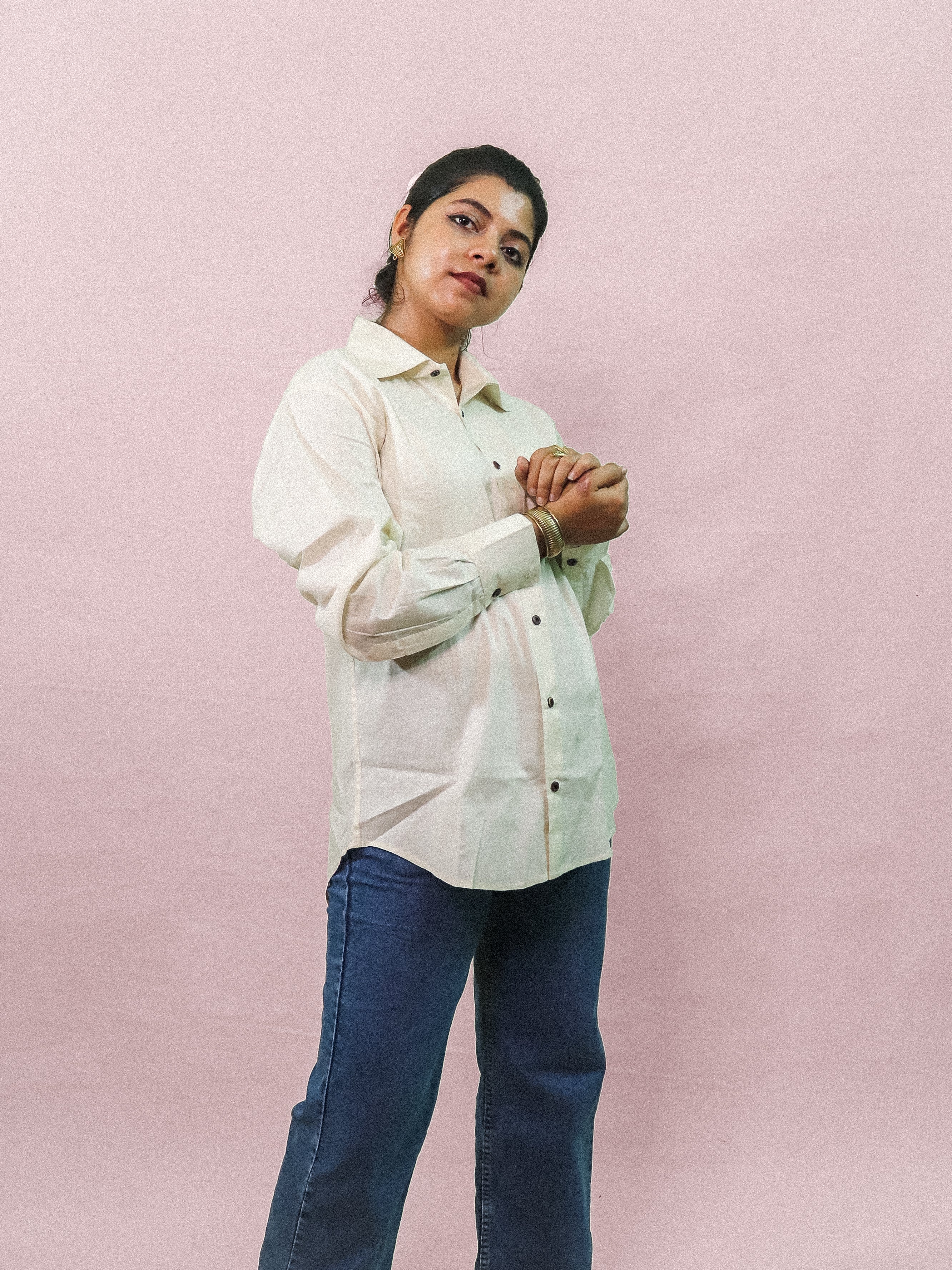 White Delight Swing Shirt