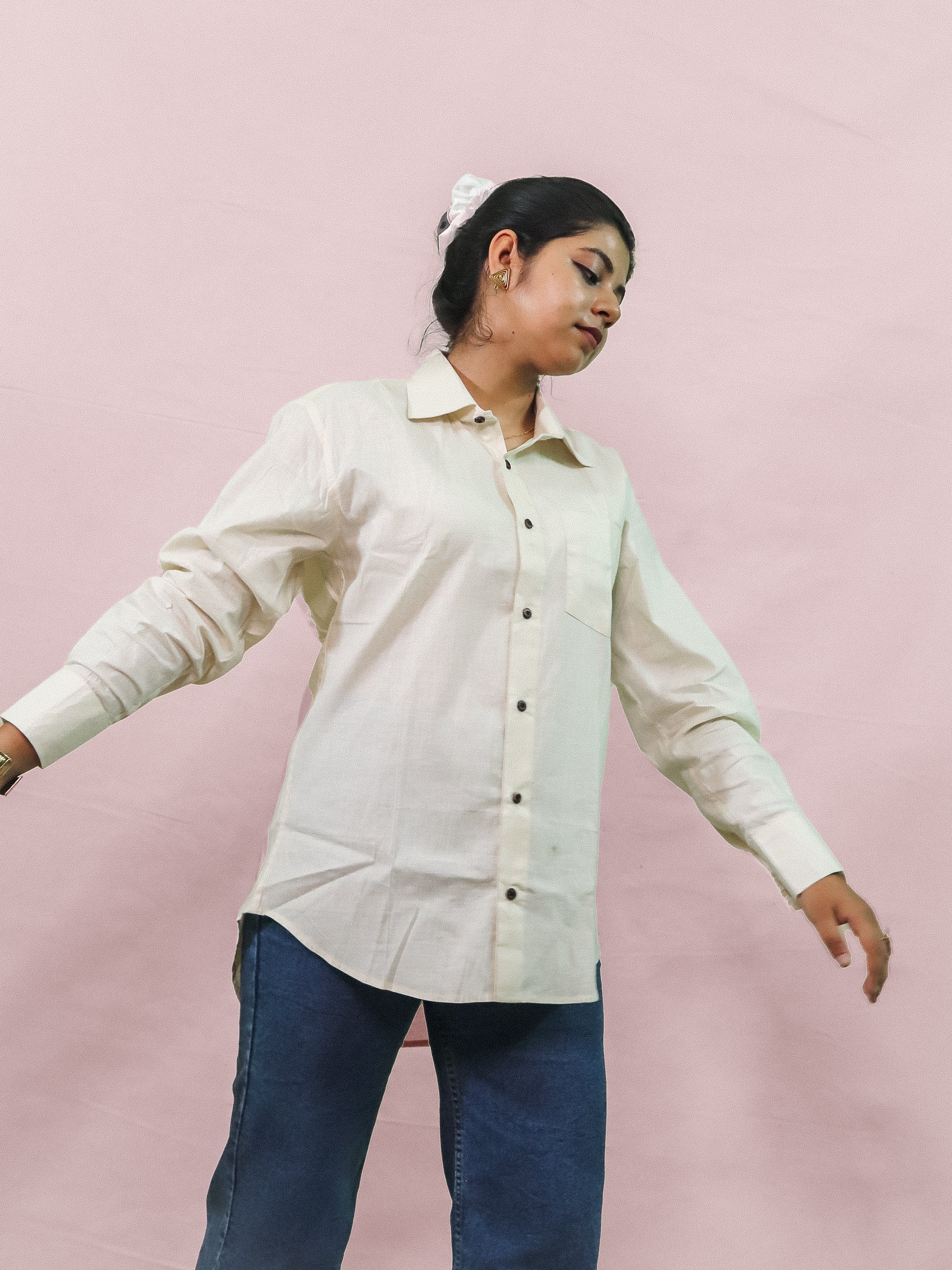 White Delight Swing Shirt