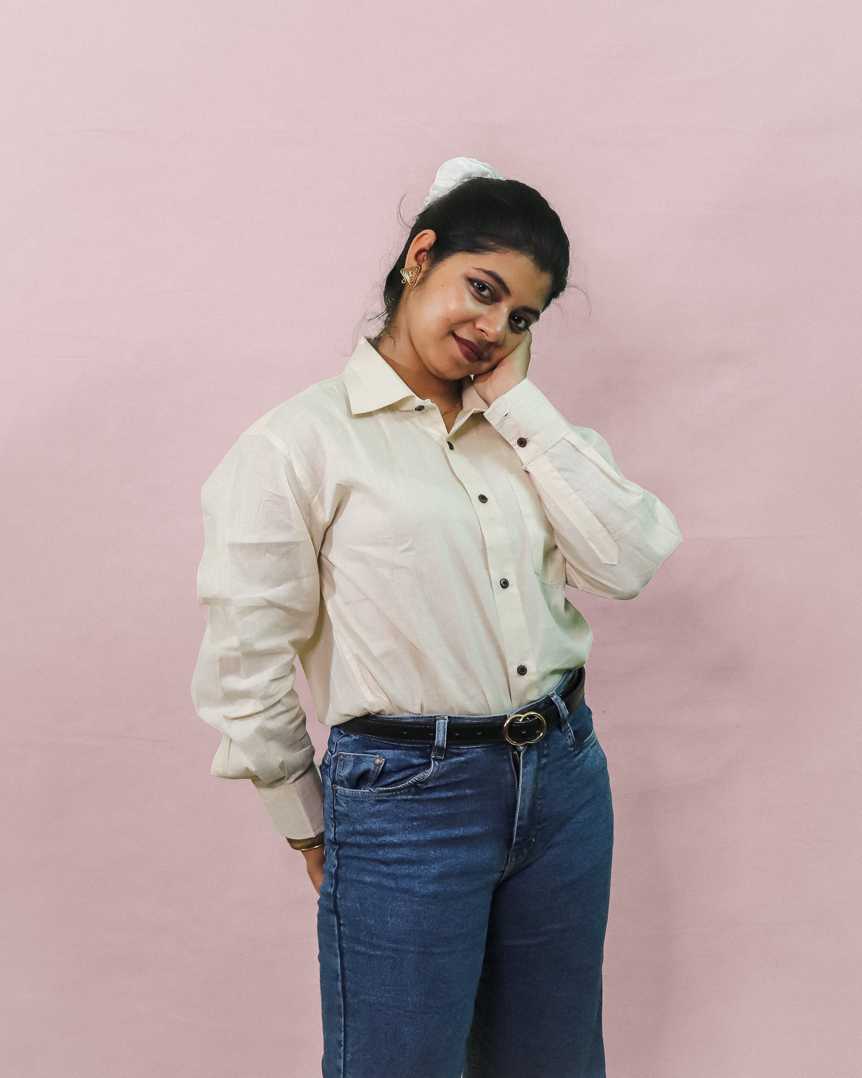 White Delight Swing Shirt