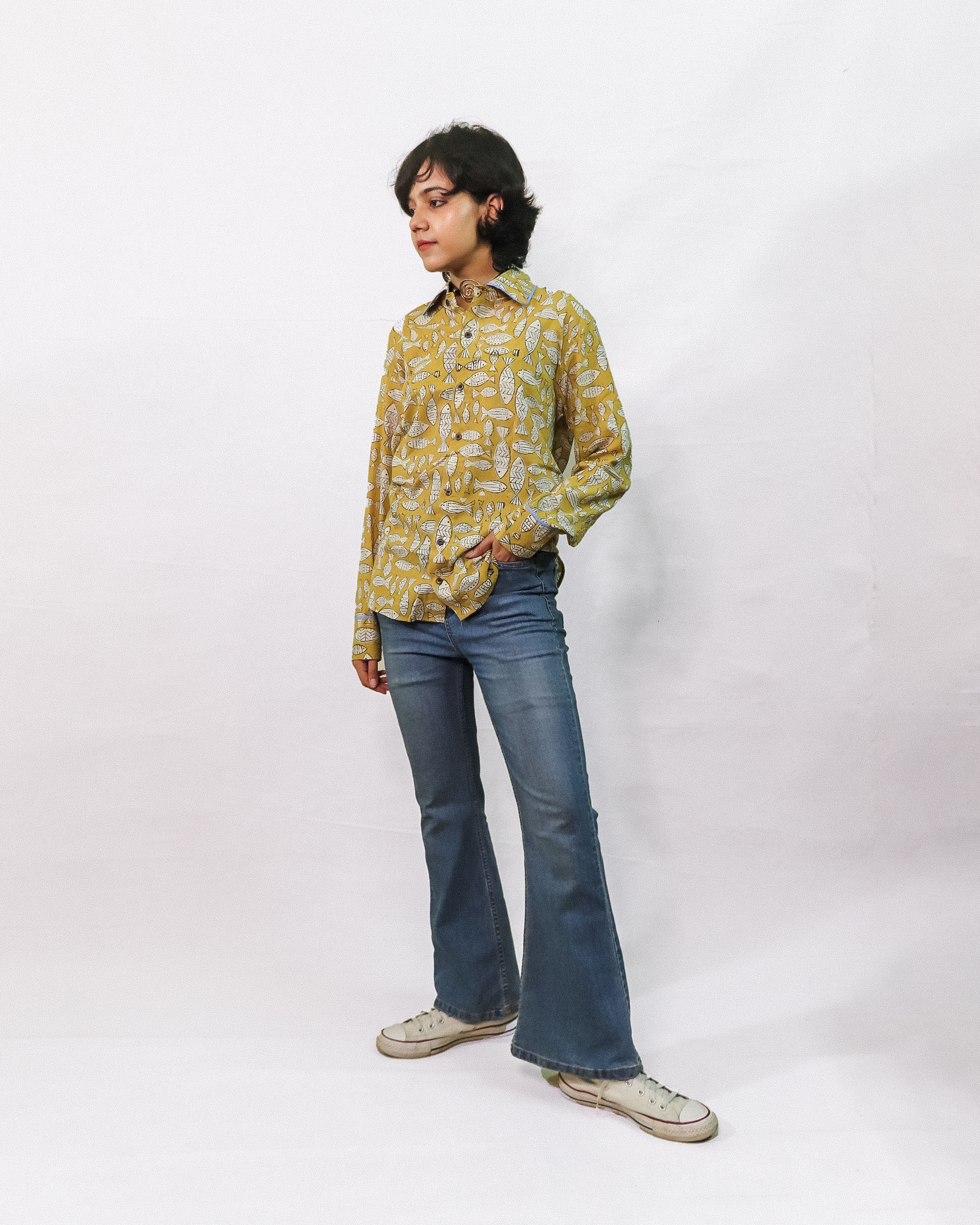 Fish Pond Yellow Swing Shirt