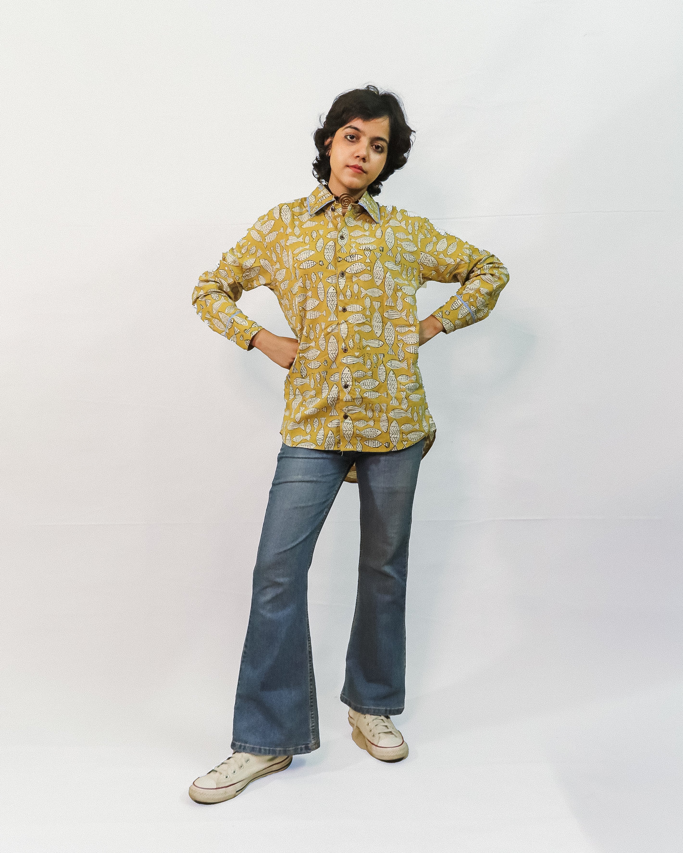 Fish Pond Yellow Swing Shirt