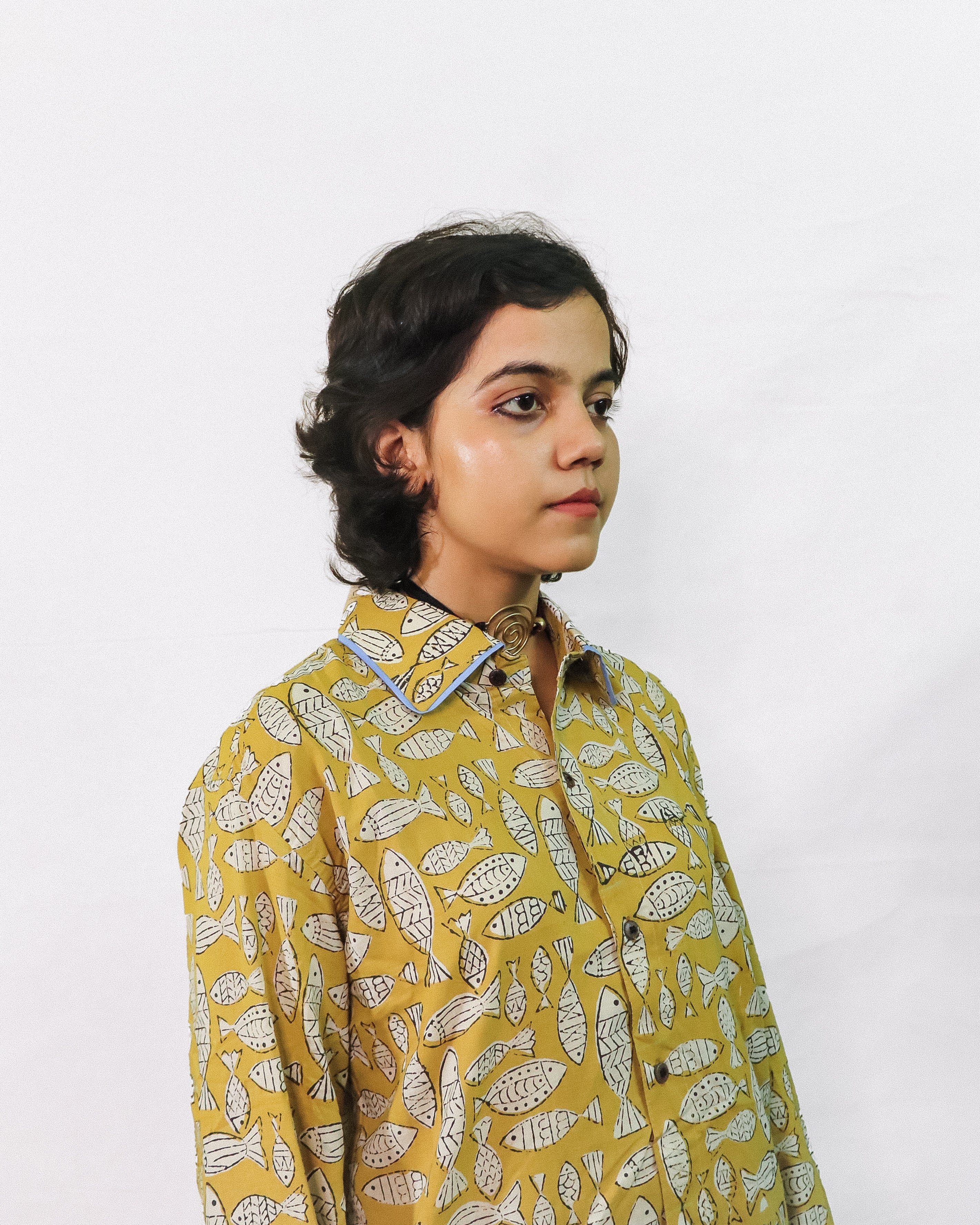 Fish Pond Yellow Swing Shirt