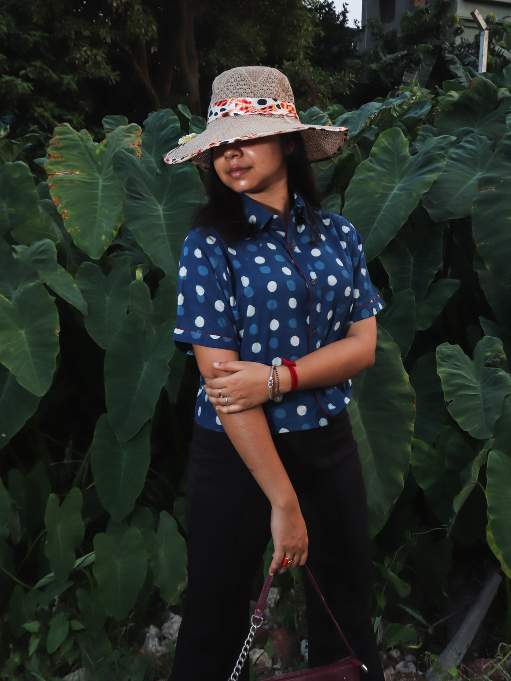'Stream Water' Crop Top