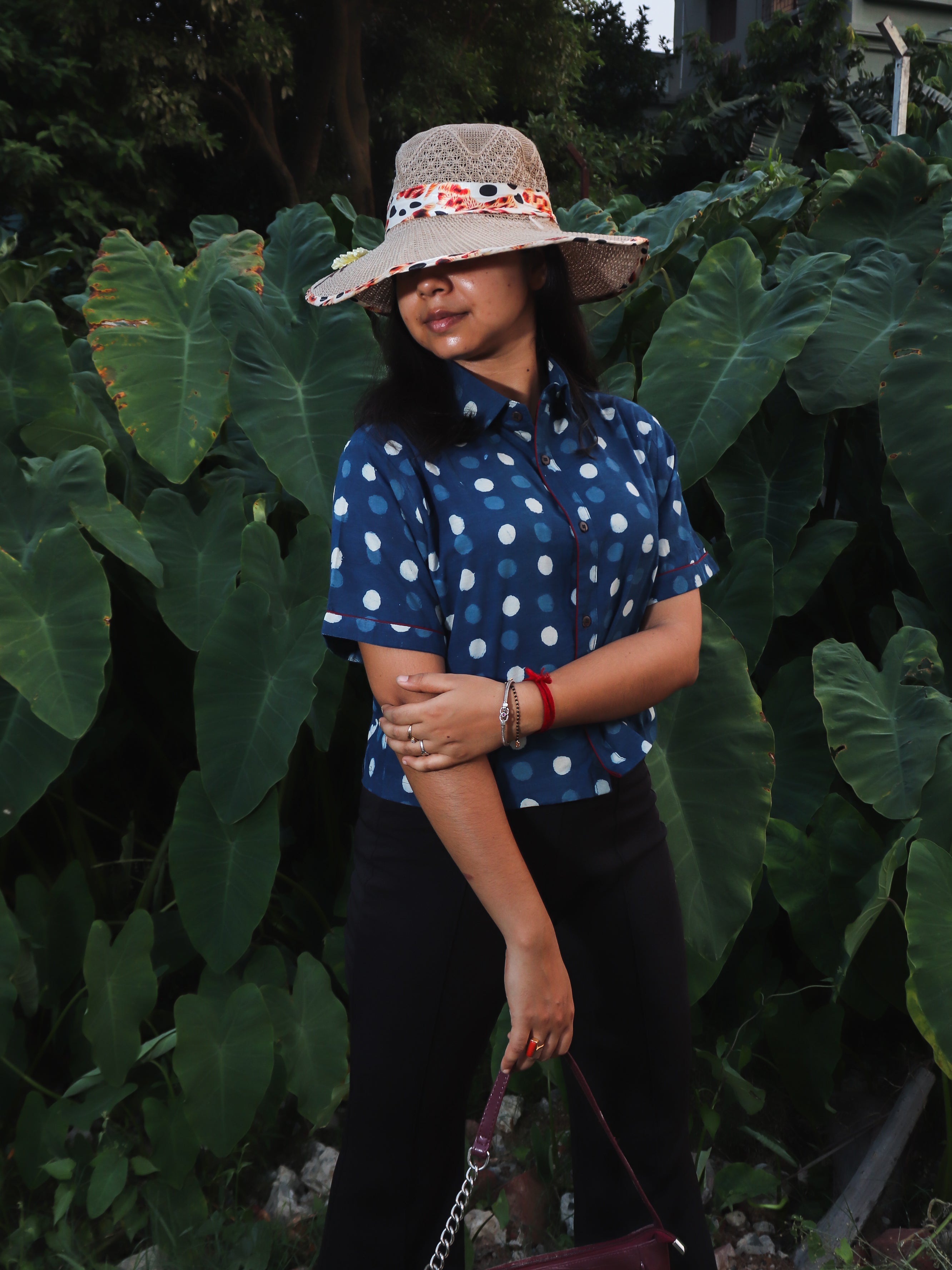 'Stream Water' Crop Top