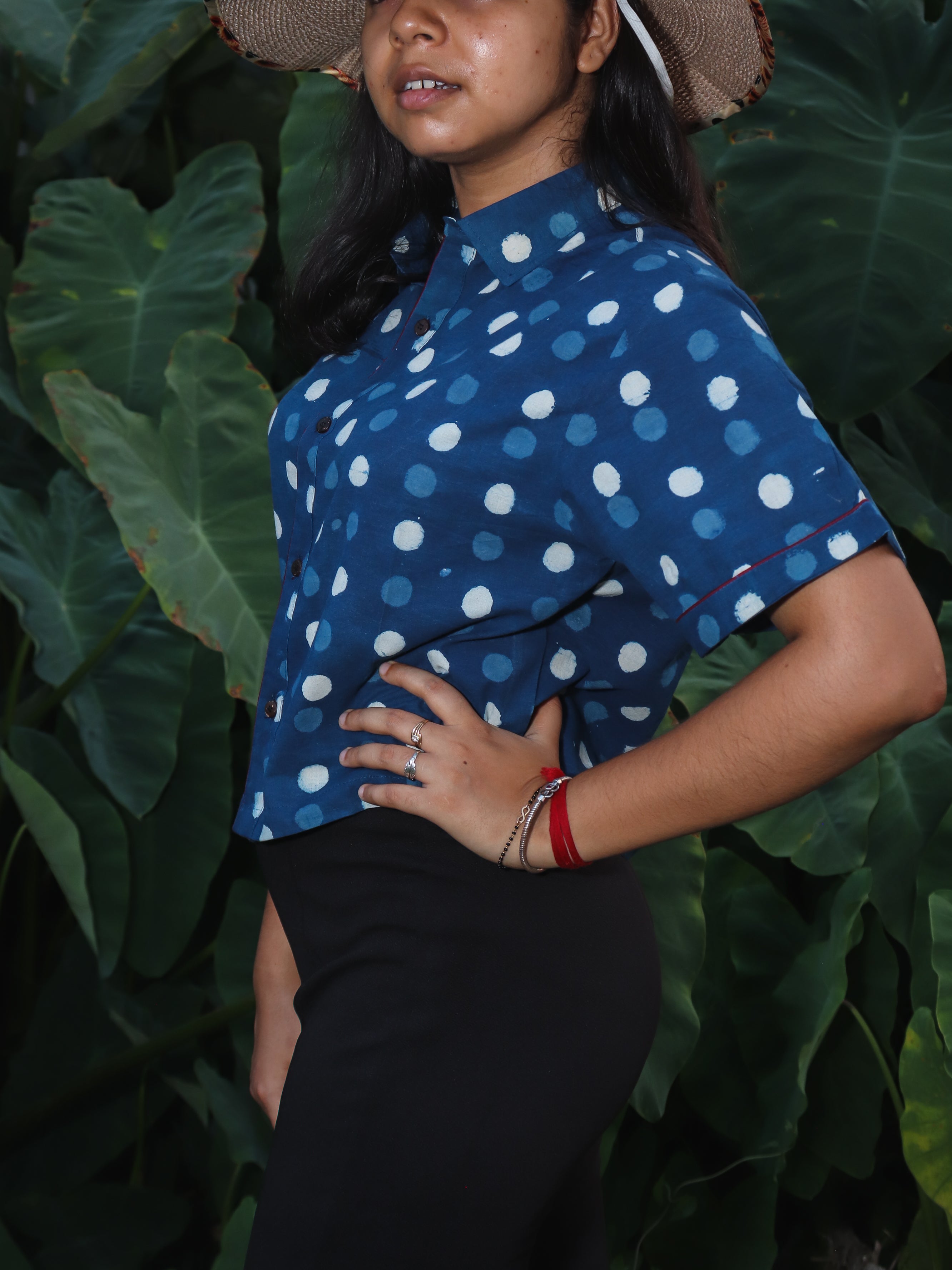 'Stream Water' Crop Top