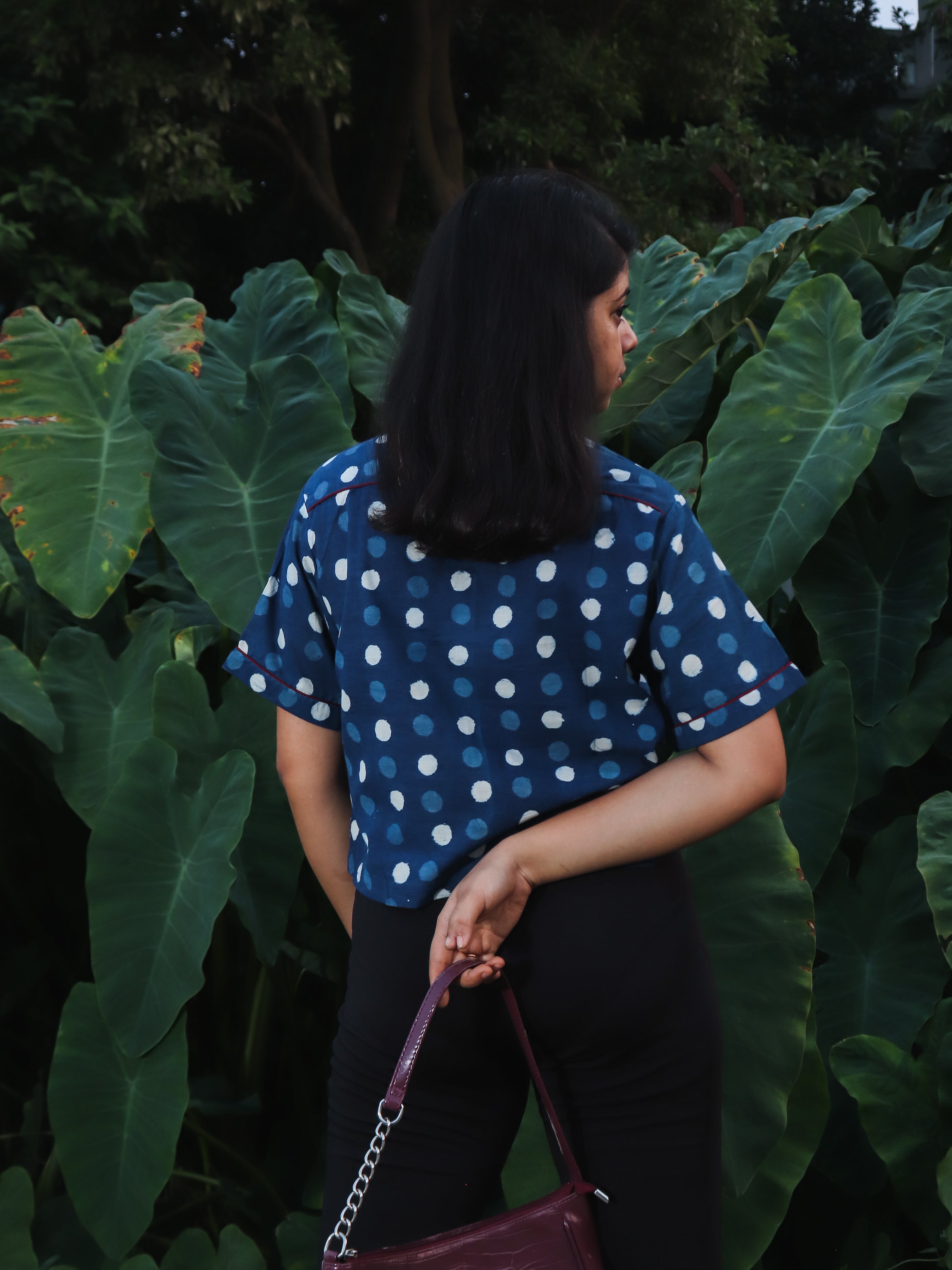 'Stream Water' Crop Top