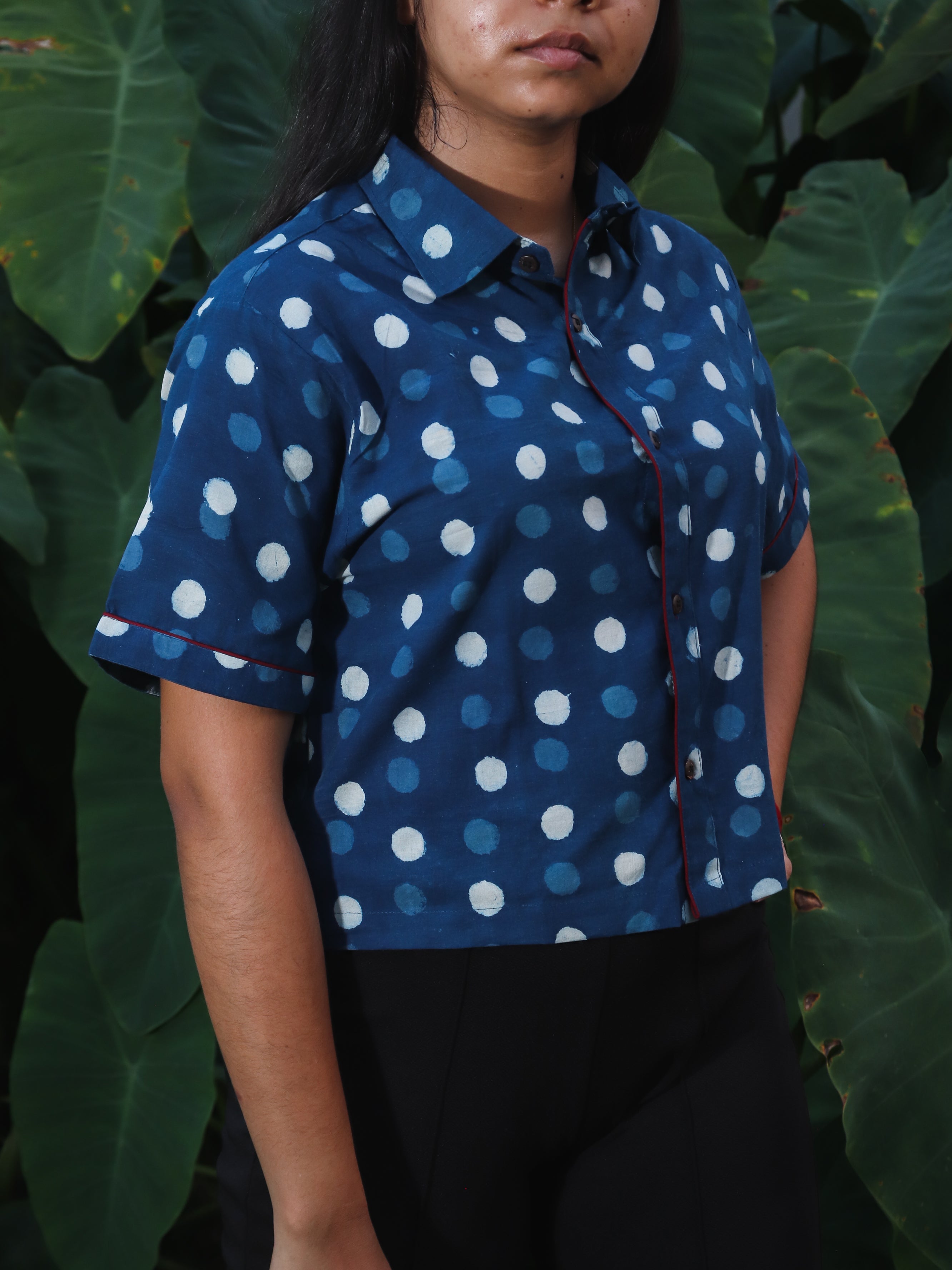 'Stream Water' Crop Top