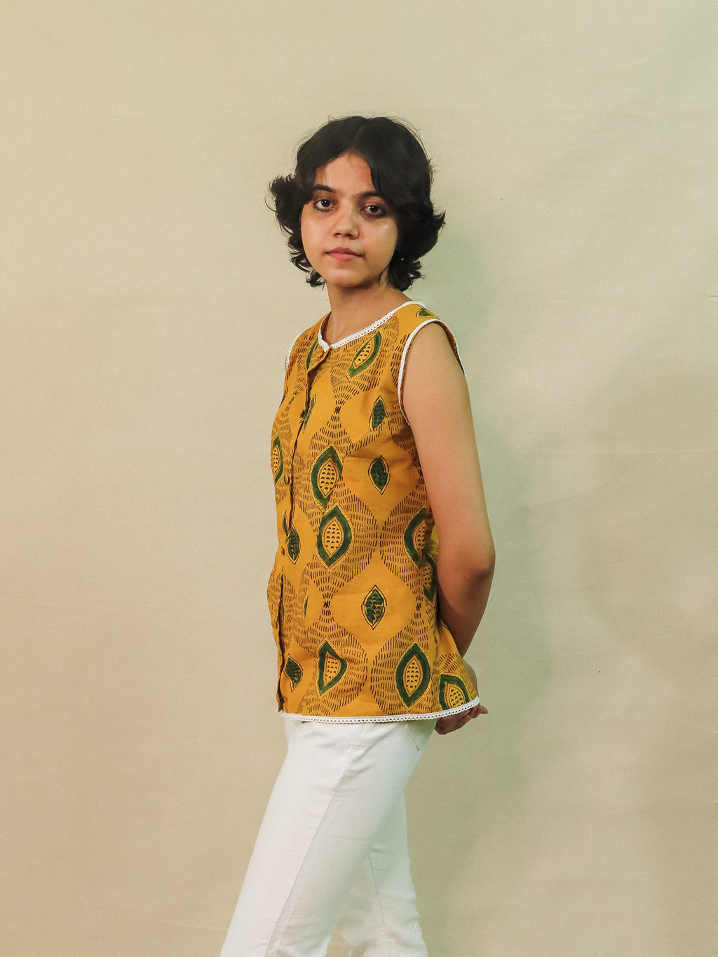 Yellow Amor Vest Top