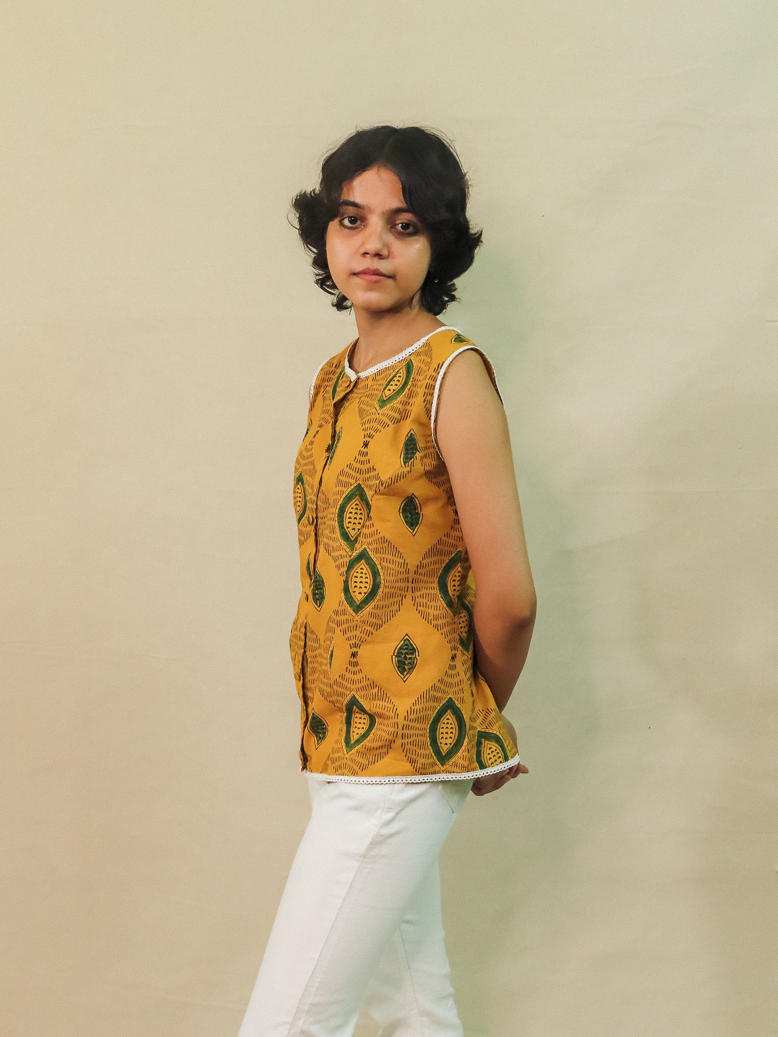 Yellow Amor Vest Top